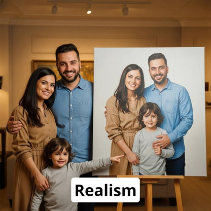 Custom People Portrait - My Pet Canvas