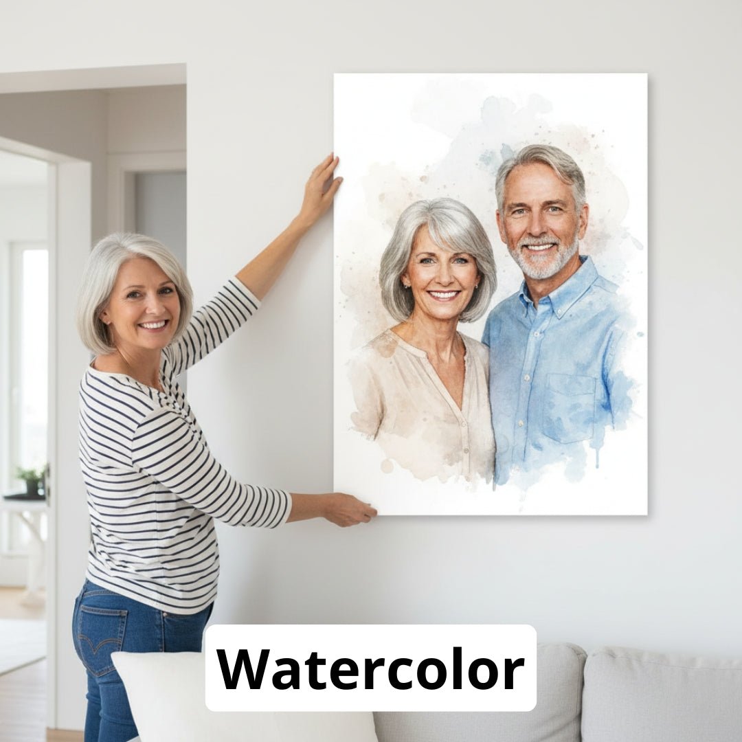 Custom People Portrait - My Pet Canvas