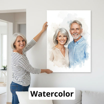 Custom People Portrait - My Pet Canvas