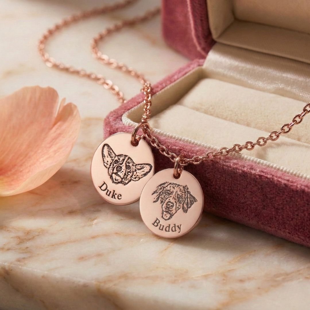 Custom Pet Face Necklace - My Pet Canvas