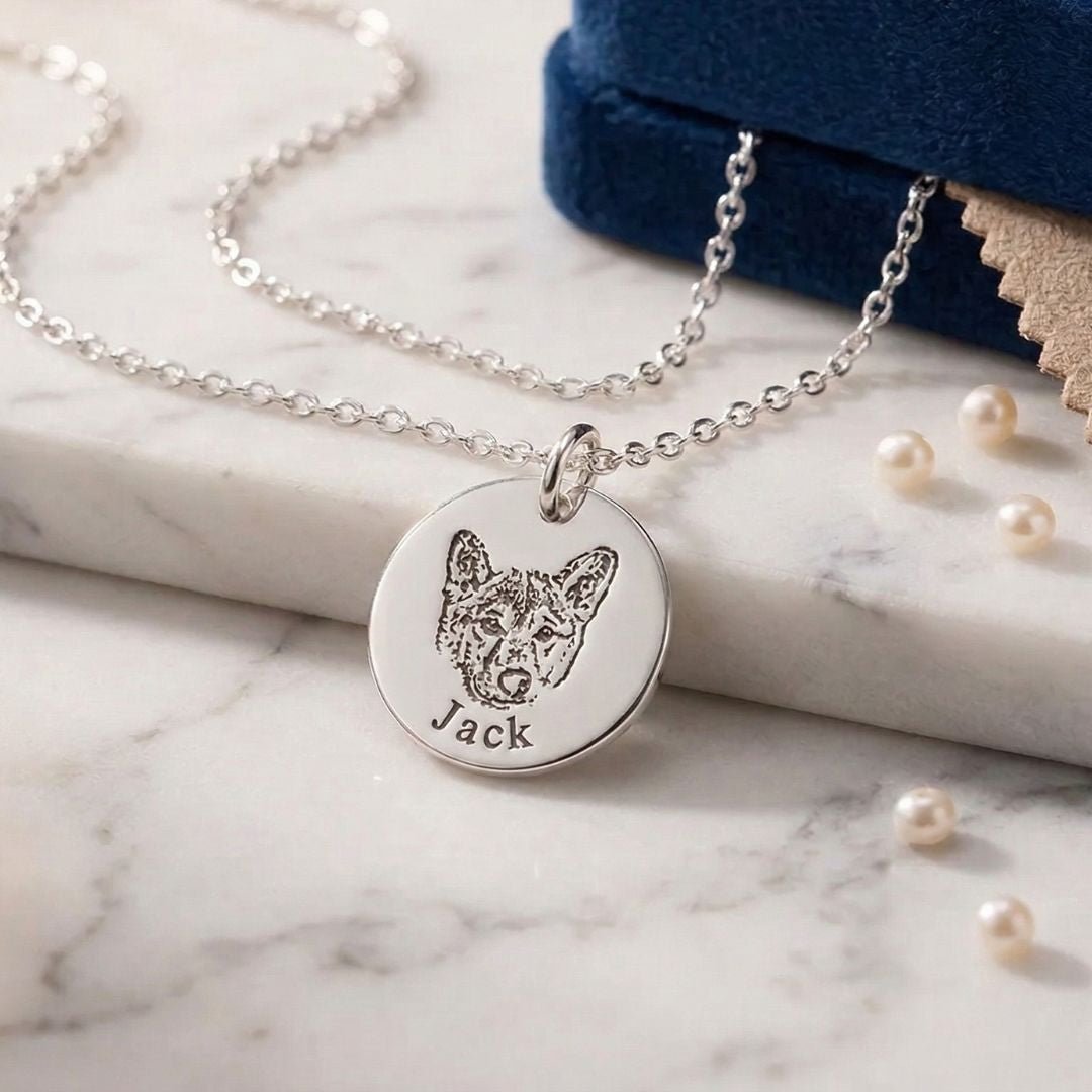 Custom Pet Face Necklace - My Pet Canvas