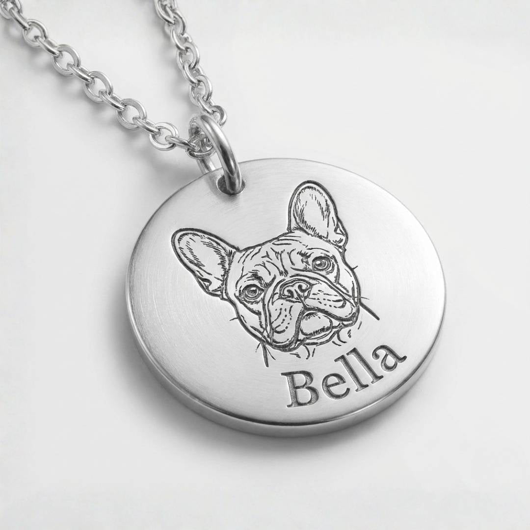 Custom Pet Face Necklace - My Pet Canvas