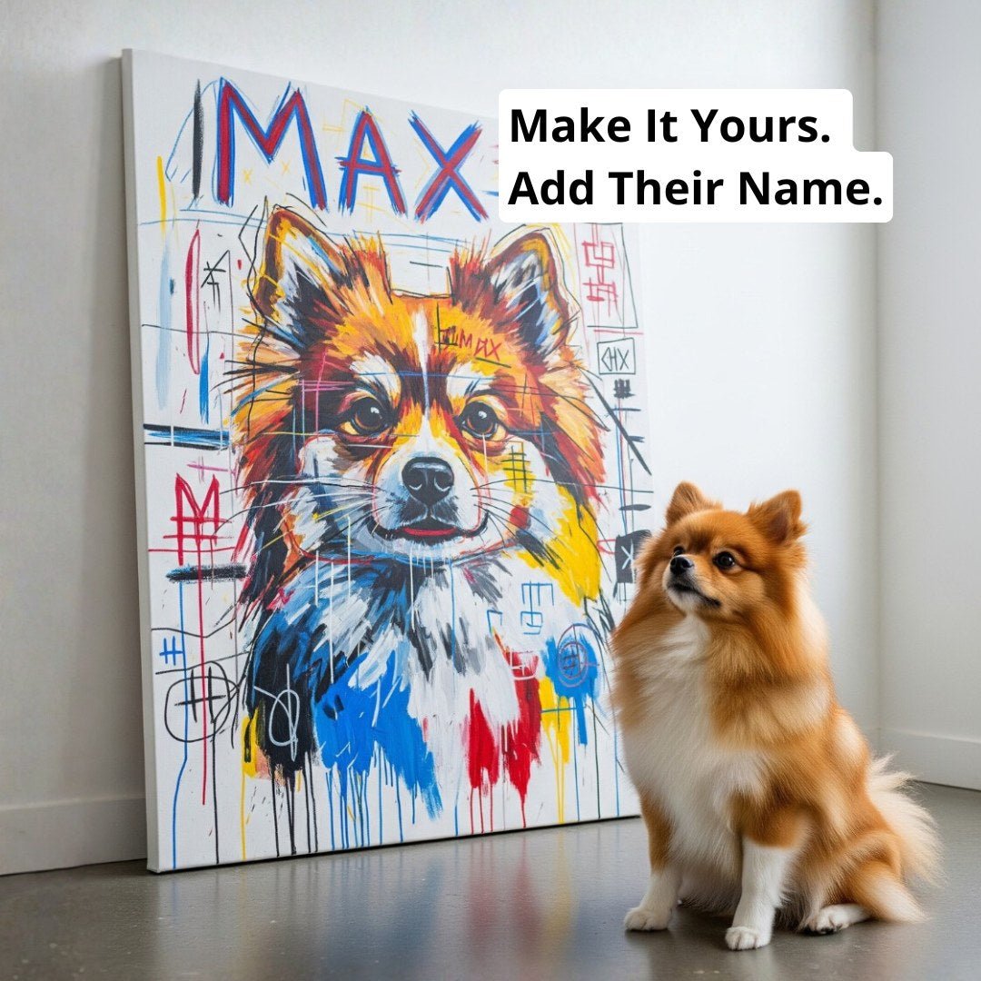 Custom Pet Portrait - Abstract Style - My Pet Canvas