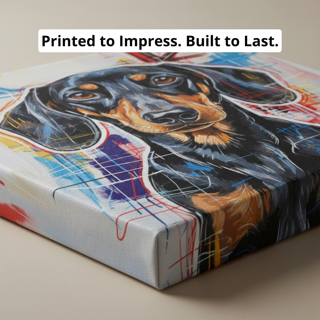 Custom Pet Portrait - Abstract Style - My Pet Canvas