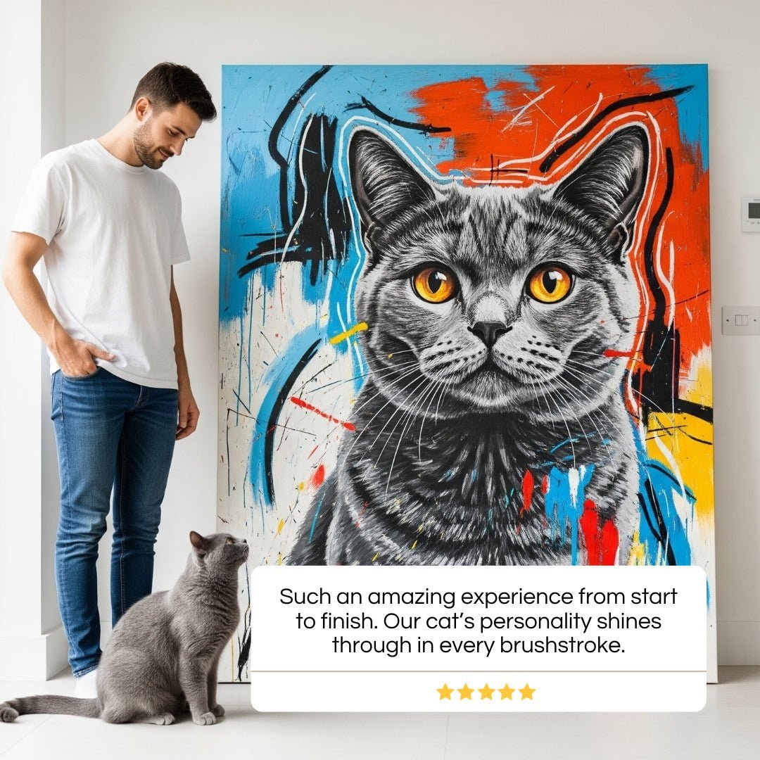 Custom Pet Portrait - Abstract Style - My Pet Canvas