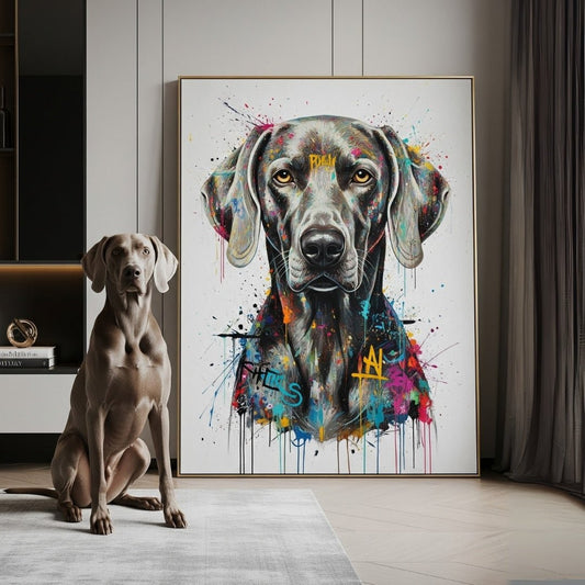 Custom Pet Portrait - Contemporary Style - My Pet Canvas