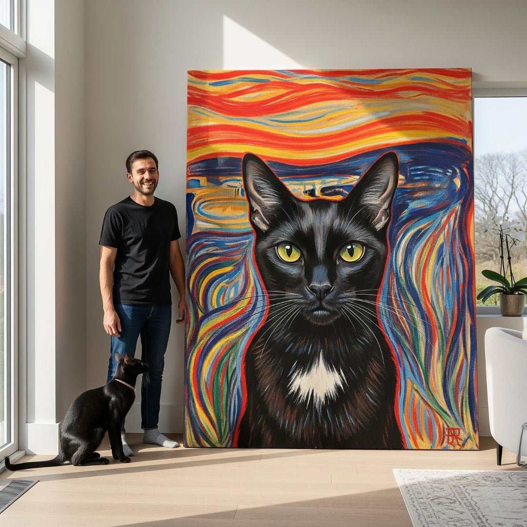 Custom Pet Portrait - Expressionism Style - My Pet Canvas