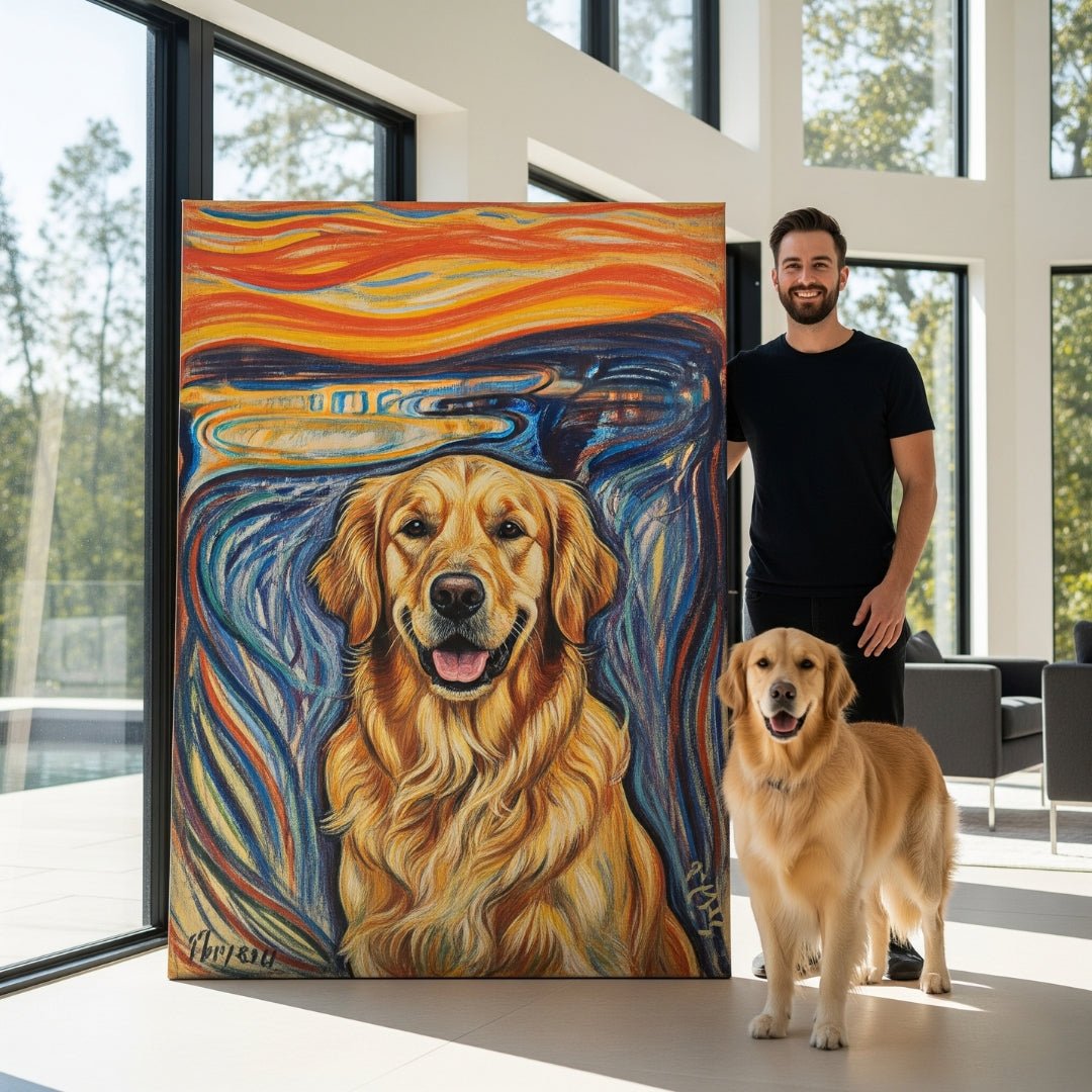 Custom Pet Portrait - Expressionism Style - My Pet Canvas