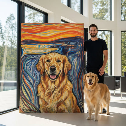Custom Pet Portrait - Expressionism Style - My Pet Canvas