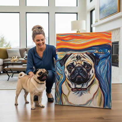Custom Pet Portrait - Expressionism Style - My Pet Canvas