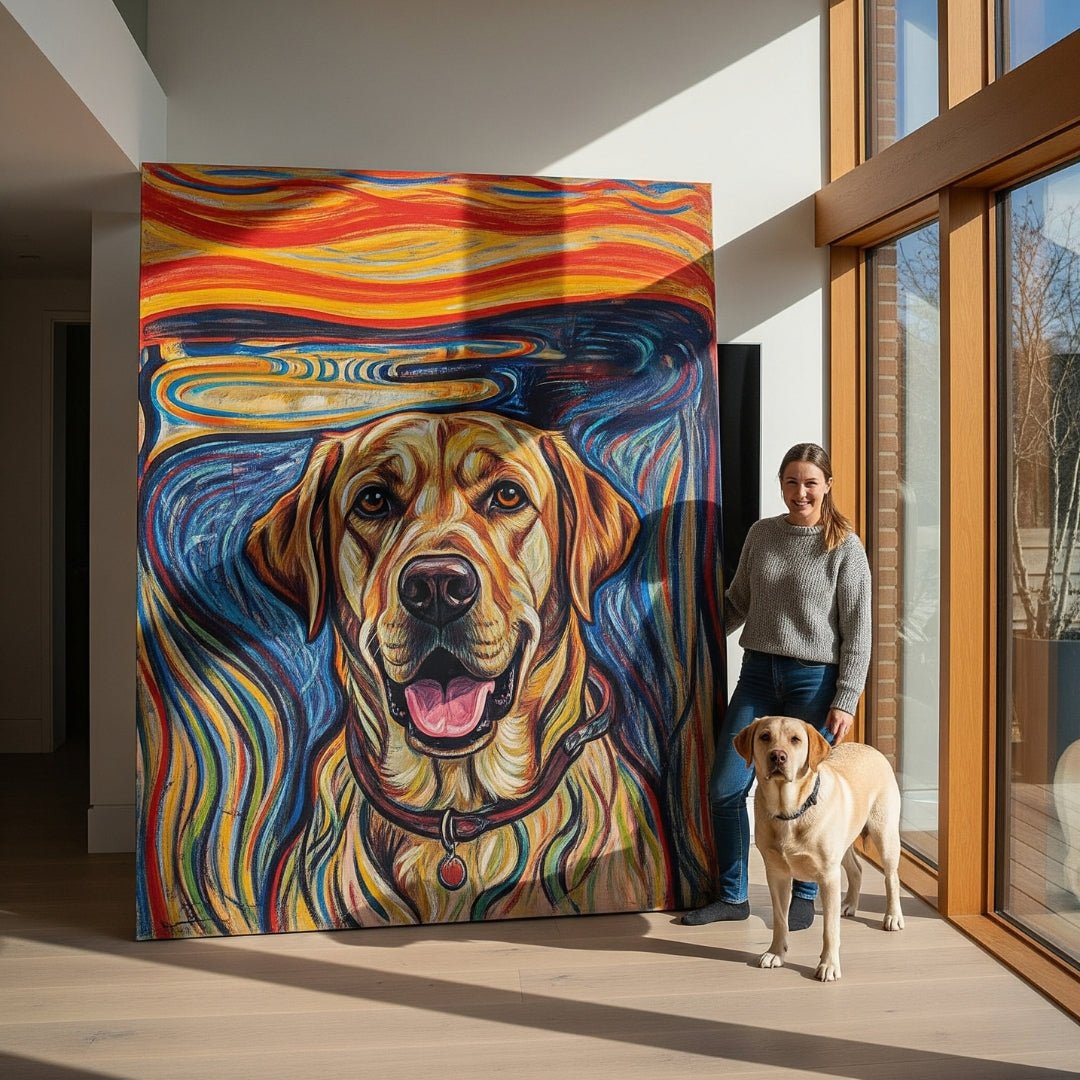 Custom Pet Portrait - Expressionism Style - My Pet Canvas