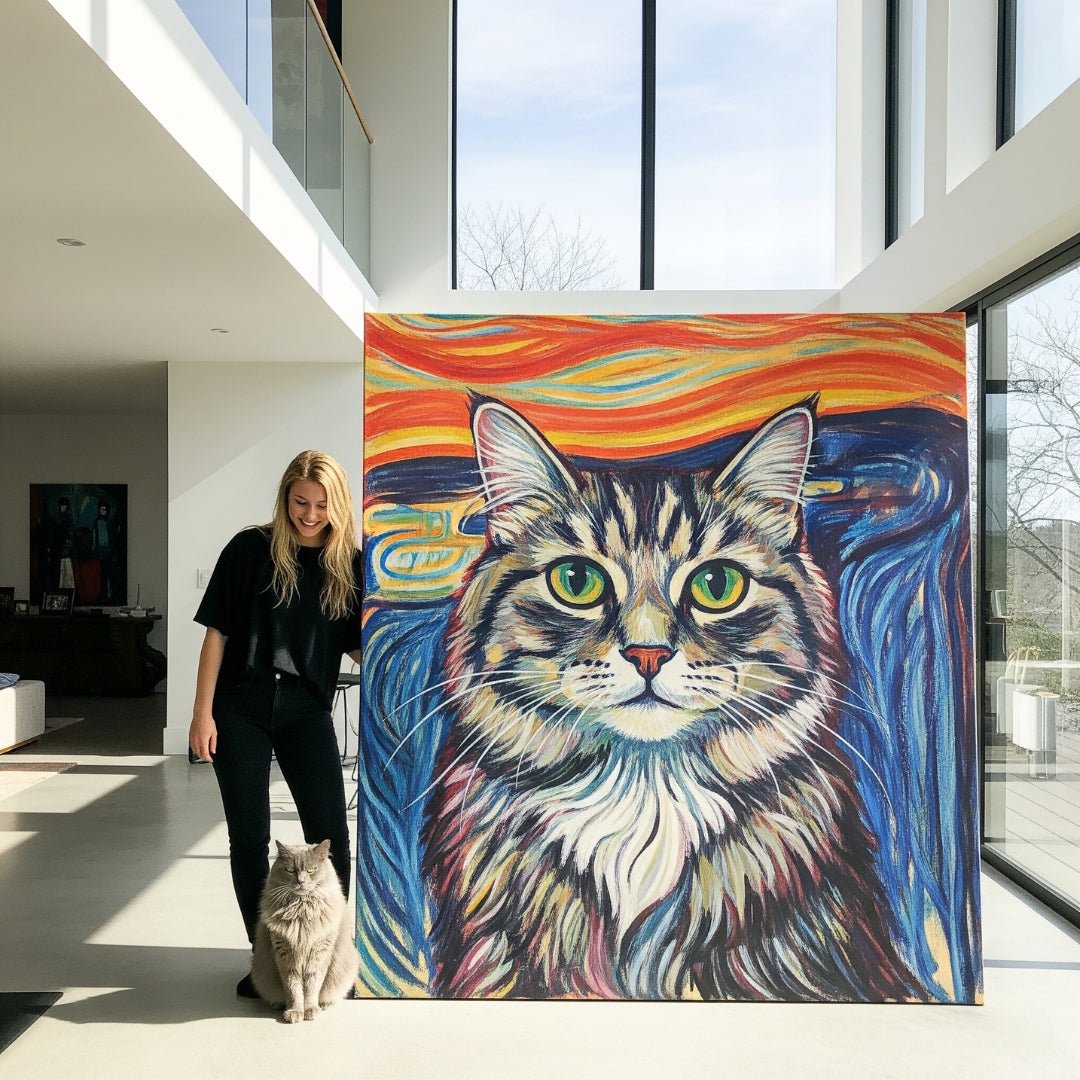 Custom Pet Portrait - Expressionism Style - My Pet Canvas