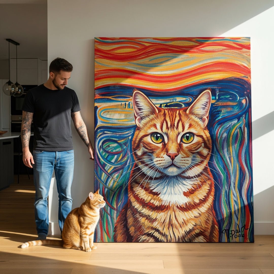 Custom Pet Portrait - Expressionism Style - My Pet Canvas