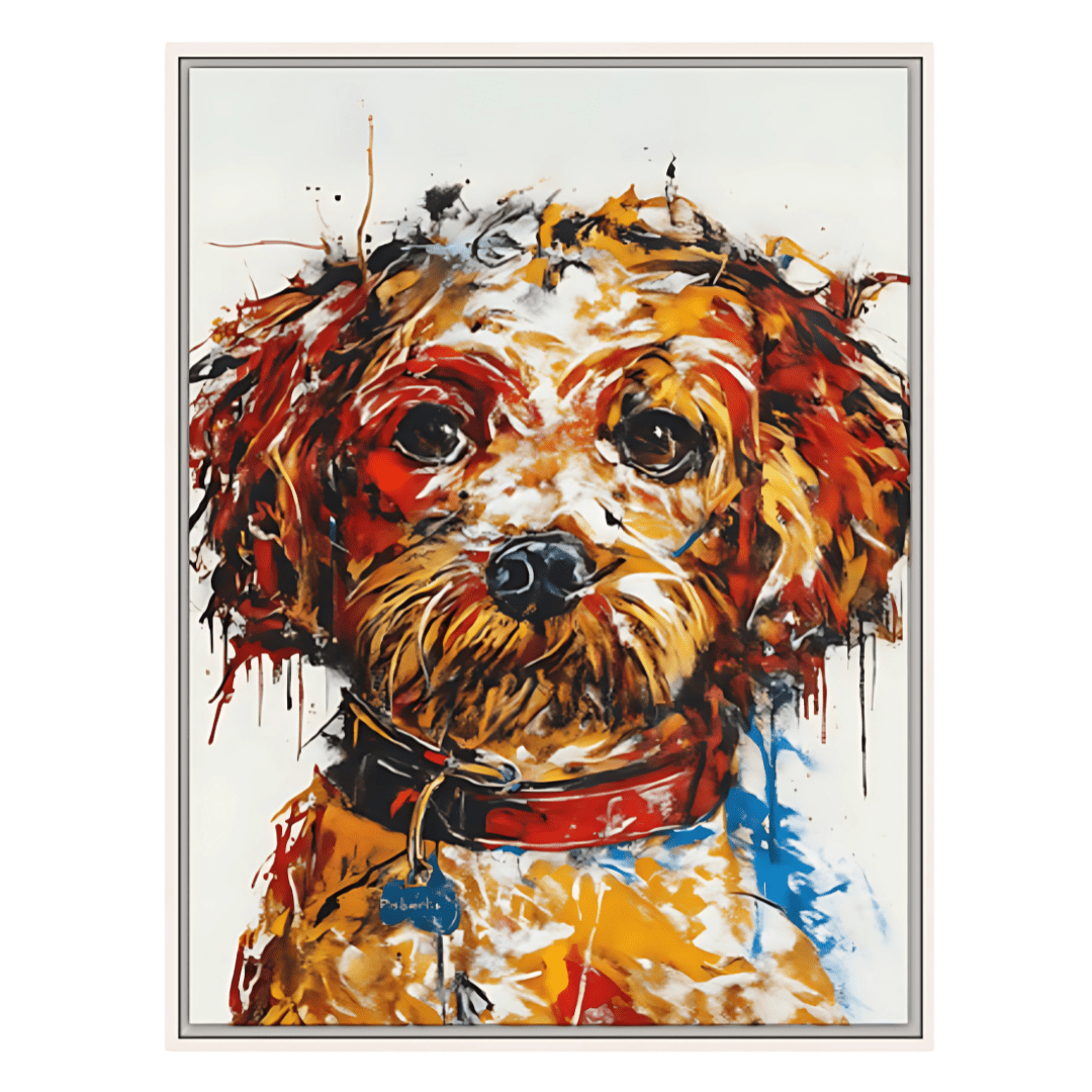 Premium White Frame - My Pet Canvas